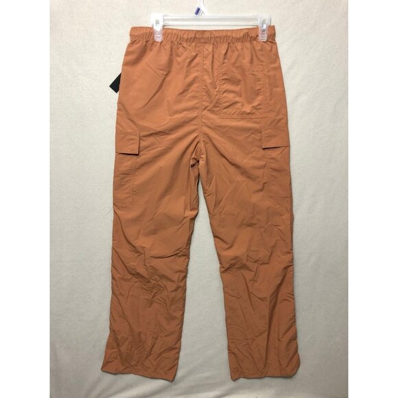 Jackson Pants Mens XL Burnt Orange Cargo Elastic Waist Drawstring Pocket Casual - Picture 2 of 6
